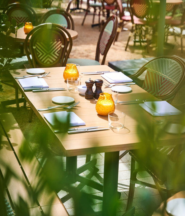 Outside Dining on our Terrace